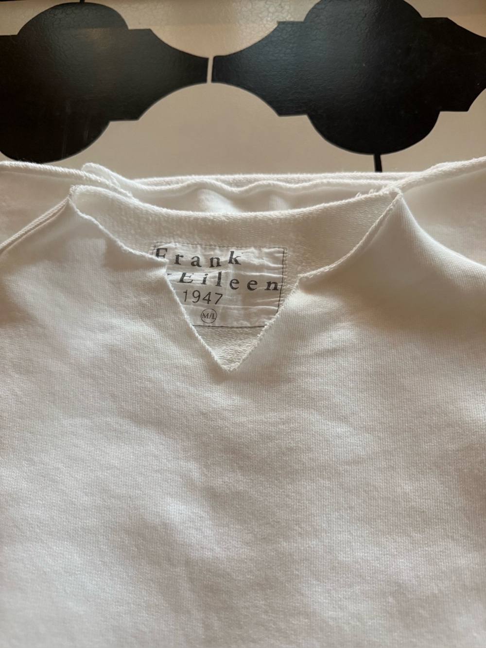Frank & Eileen White Crewneck Shirt
